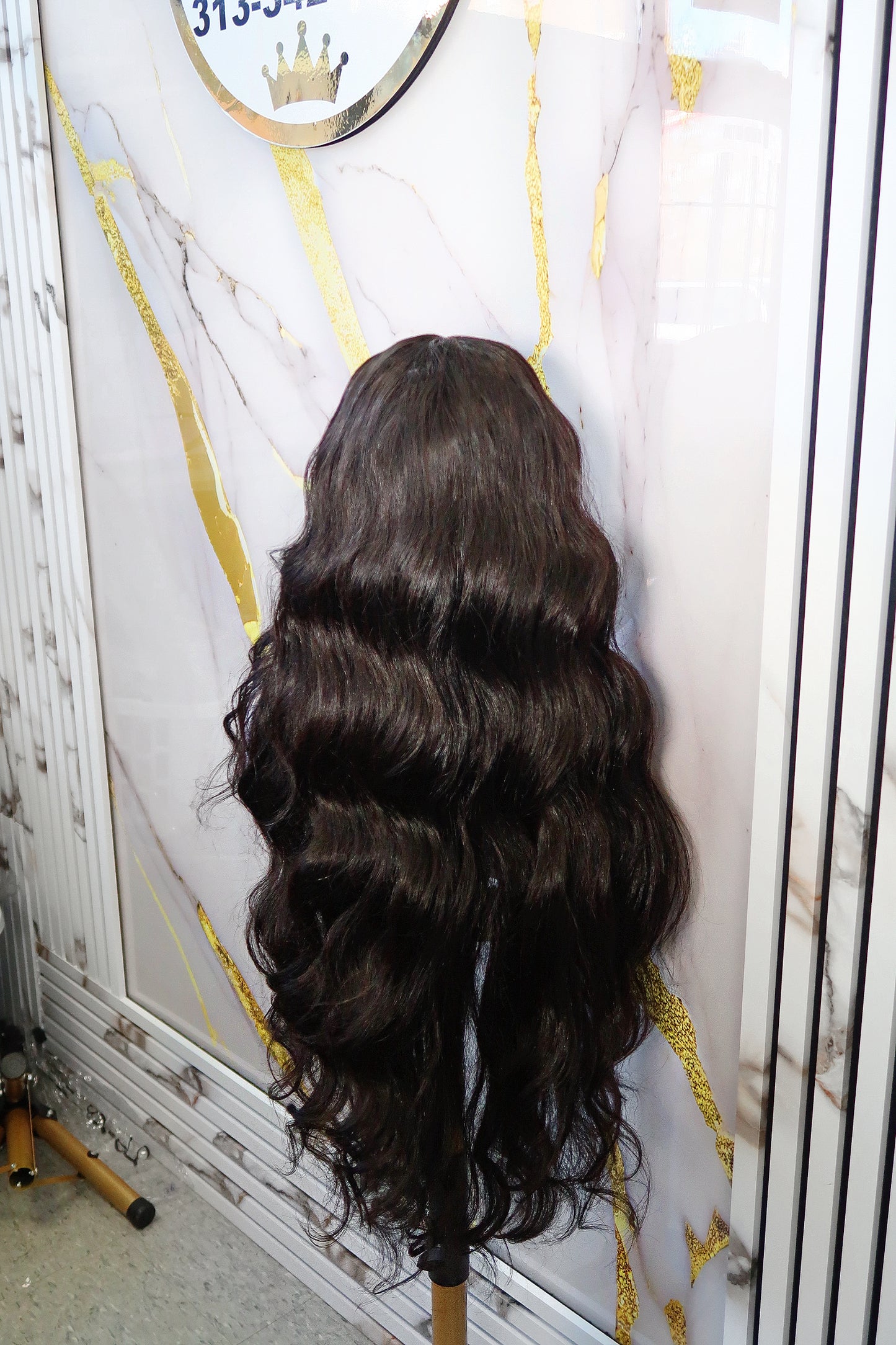 Bintu Raw 30”Human Hair Blend Wig
