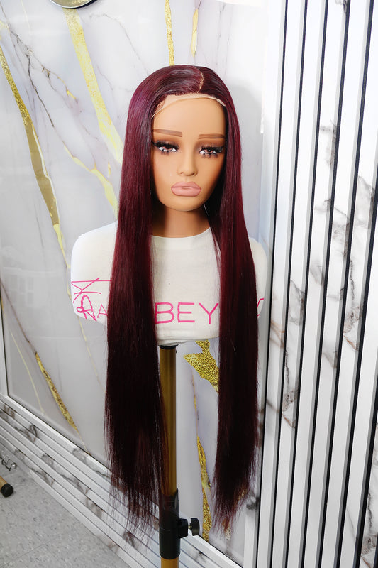 Begay 5x5 30” Human Hair Blend Wig